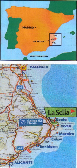 Denia Map